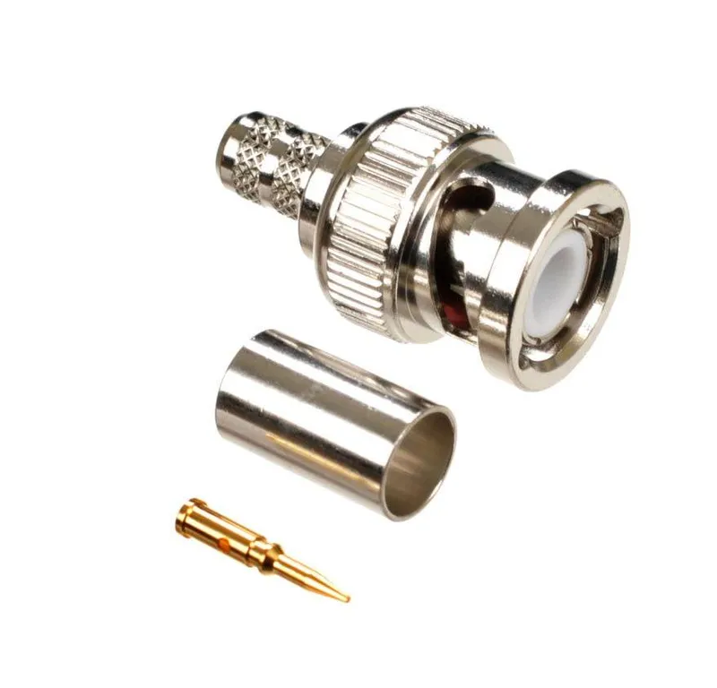 BNC Male Crimp Connector for RG-59 Coaxial Cable