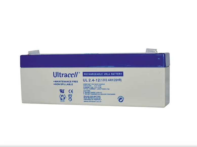 Ultracell 12V 2.4Ah Sealed Lead Acid Battery
