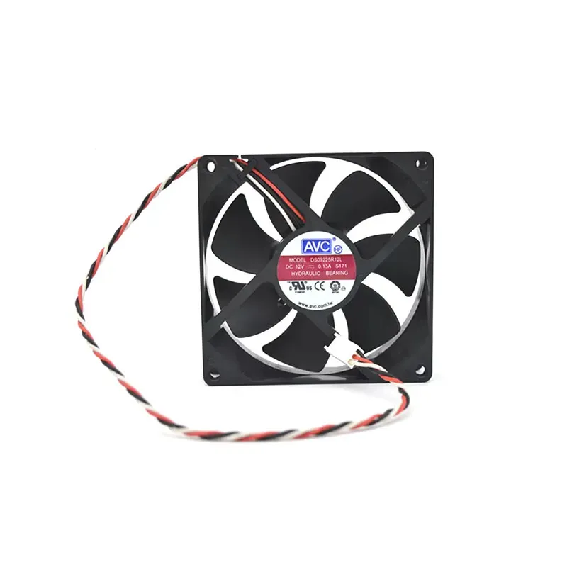 AVC DS09225R12L 12V 0.13A 92×92×25mm DC Cooling Fan