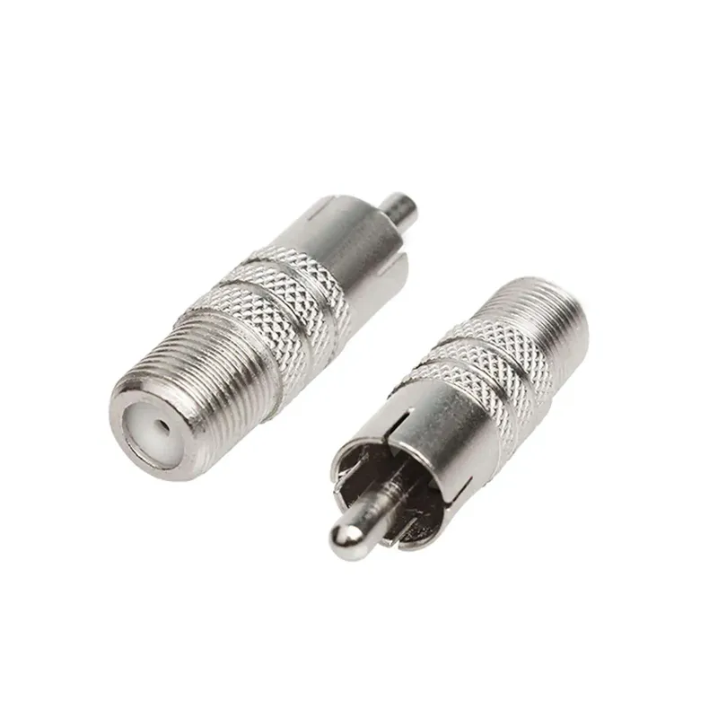 RCA Male to F-Type Female Adapter on Coax Cable