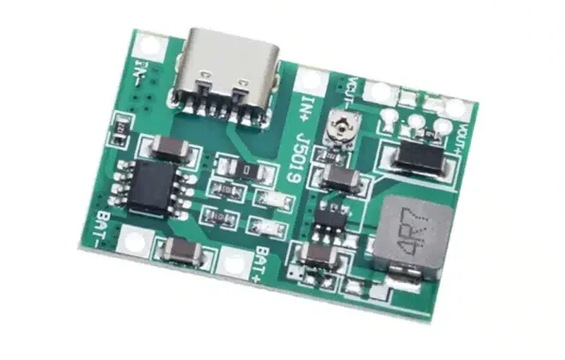 موديول شحن TP4056 لبطارية 18650 مع محول رفع DC Boost – Type-C