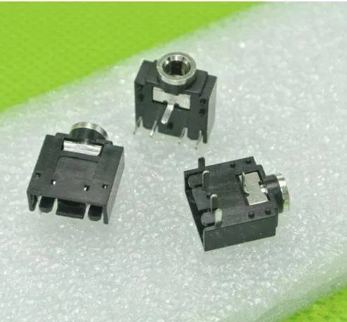 3.5mm Right Angle PCB Mount Stereo Audio Jack Female (TRS)