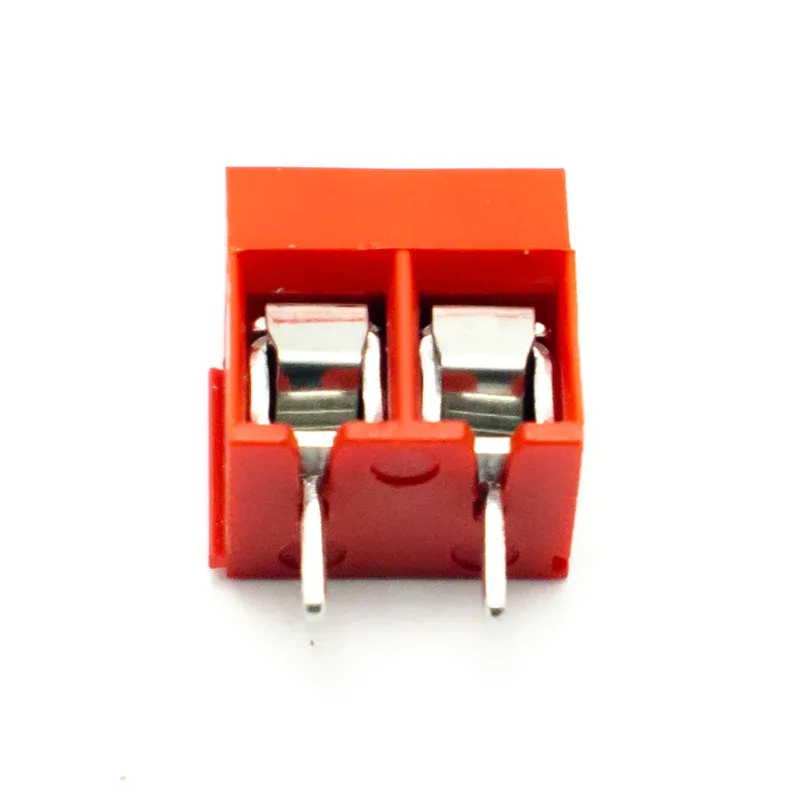 2-Pin PCB Screw Terminal Block 5mm Pitch Red (DG-301)