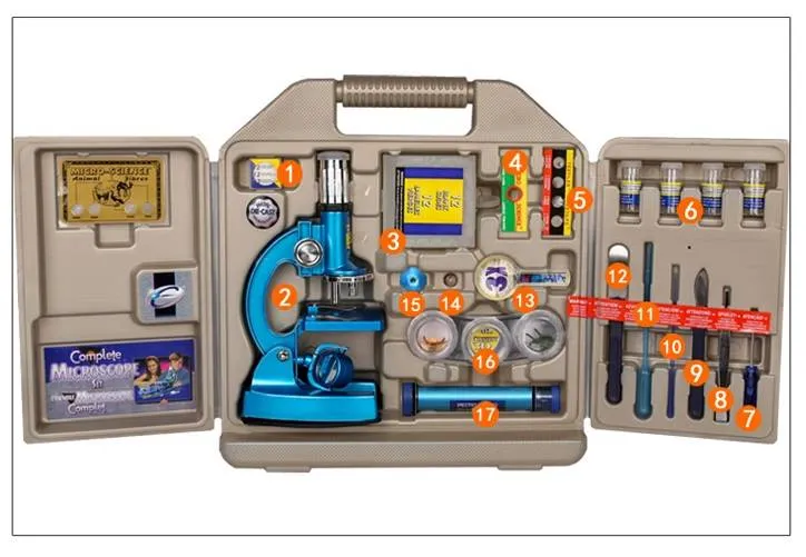 Micro-Science Deluxe Microscope Set 69-Piece (Model 9007)