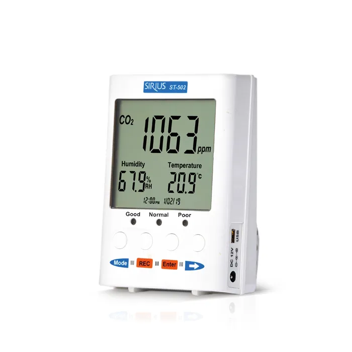 ST-502 CO2, Temperature & Humidity Monitor with Data Logging
