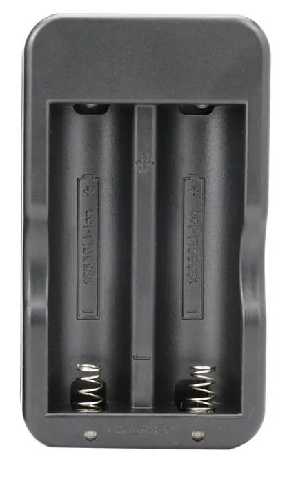 شاحن مزدوج لبطاريات 18650 ليثيوم أيون، 4.2 فولت 1000 مللي أمبير × 2