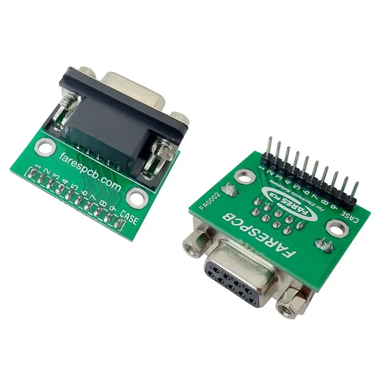 DB9 Female to Pin Header Adapter for Serial Prototyping