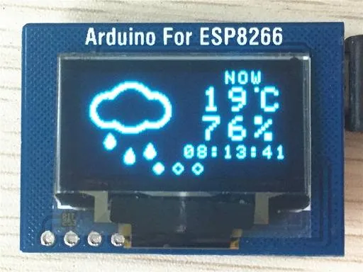 ESP8266-12F WiFi Development Board with 128x64 OLED Display