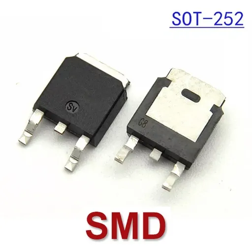 SMD 7805 (78M05) 5V Positive Voltage Regulator, TO-252