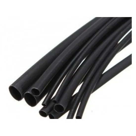 Black Heat Shrink Tubing 25mm, 1 Meter