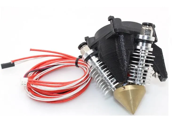 3D Printer Diamond Multi-Color Hotend Nozzle 0.4mm, 3 Inputs