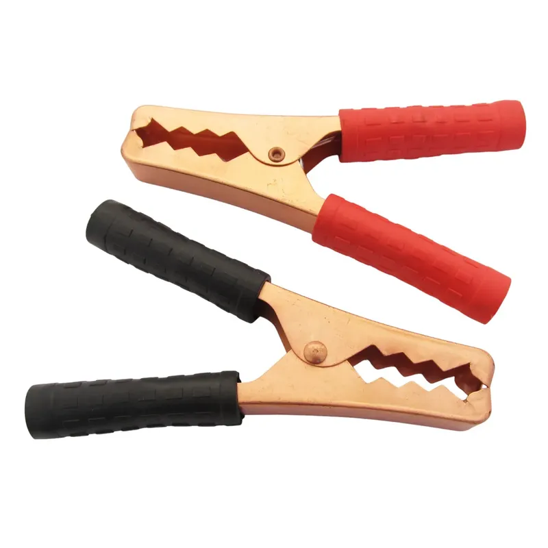 Heavy-Duty Insulated Battery Alligator Clamps 200A (2 Pcs)