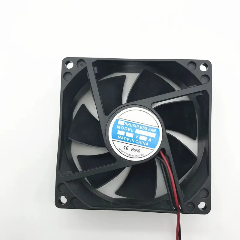 مروحة تبريد DC موديل XS8025S – 12 فولت 80×80×25 مم