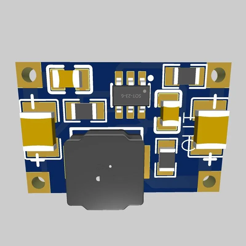 MT2492 Mini 2A DC-DC Step-Down Converter PCB