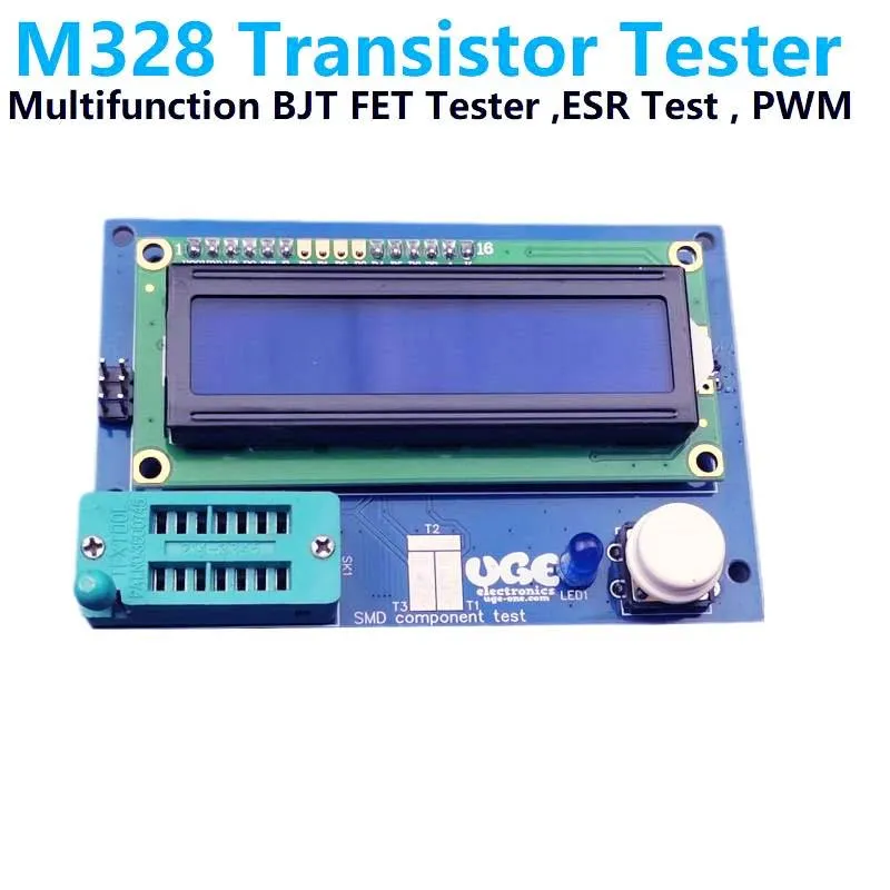 M328 Multi-Function Transistor Tester & Component Analyzer (Arduino)