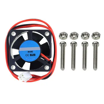3010 5V Cooling Fan with Mounting Bolts and Nuts for Raspberry Pi
