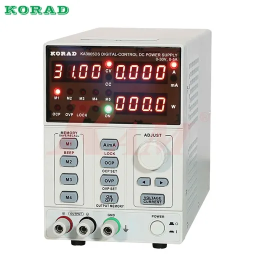 مزود طاقة مخبري رقمي KORAD KA3005DS بخرج 0-30 فولت و0-5 أمبير