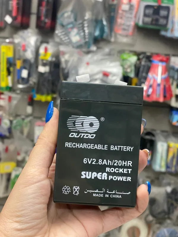 OUTDO Rocket 6V 2.8Ah Rechargeable Lead-Acid Battery