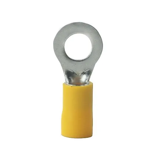طرف توصيل حلقي معزول أصفر 10-12 AWG (RV 5.5-6)