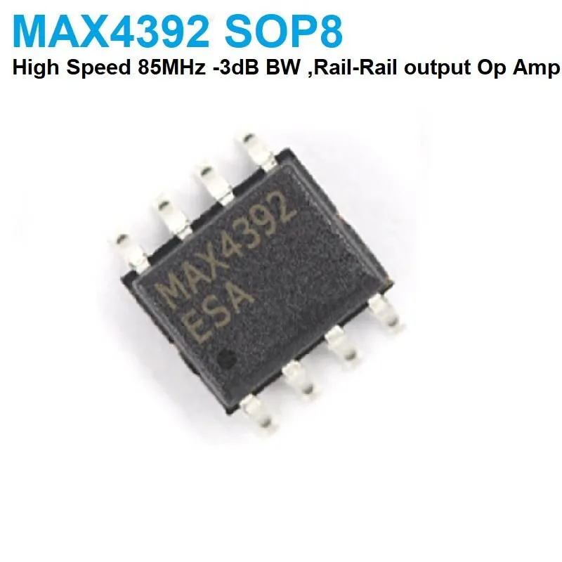 MAX4392 85MHz Rail-to-Rail Op Amp with Disable SOP-8