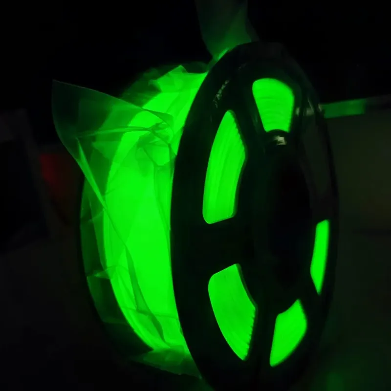 خيط طباعة ثلاثية الأبعاد PLA بلون أخضر متوهج من FUTURE ERA، 1.75 مم، 1 كجم