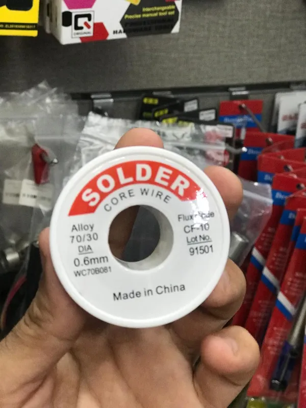Soldering Wire 70/30 Tin-Lead 0.6mm 35g