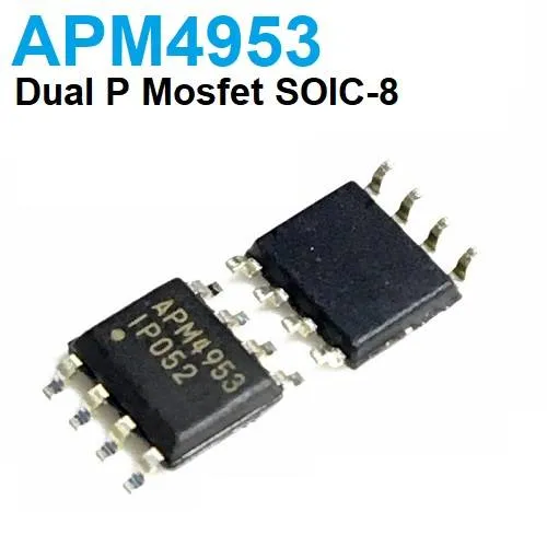 APM4953 Dual P-Channel MOSFET 30V 4.9A SOIC-8