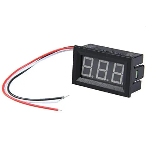 0.56 inch DC 0-100V Three-Wire Digital Voltmeter, Red LED