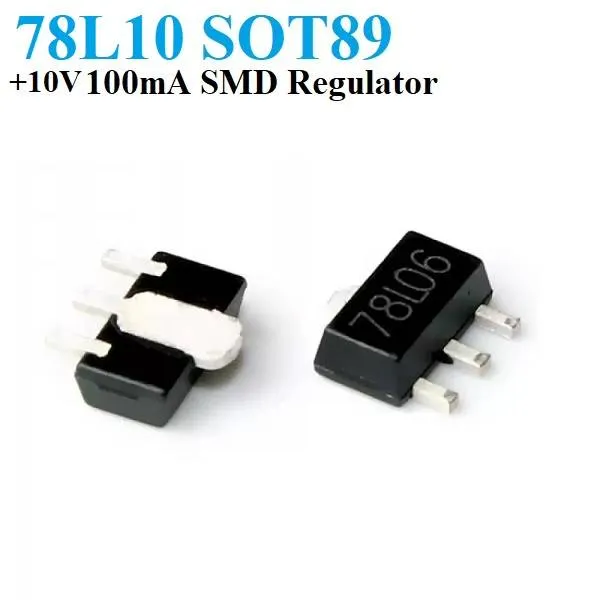 78L10 10V 100mA Linear Voltage Regulator SOT-89