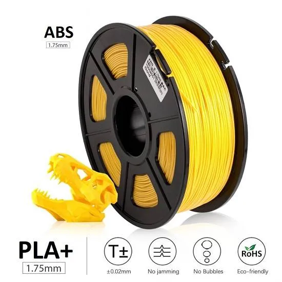 فيلامنت ABS من UGE بقطر 1.75 مم ووزن 1 كجم - أصفر