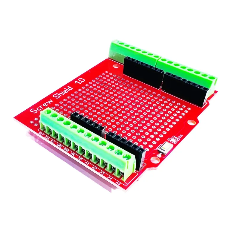 Arduino Prototype Screw Shield with 3.5 mm Terminal Blocks