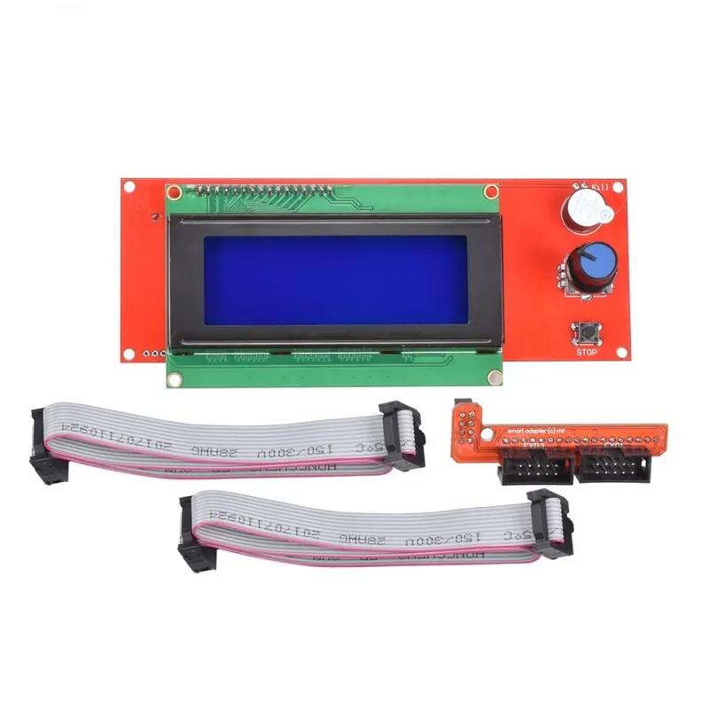 شاشة تحكم RAMPS LCD2004 مقاس 20×4 مع قارئ SD للطابعات ثلاثية الأبعاد