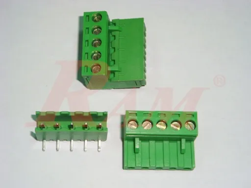 5-Pin Pluggable Terminal Block, 5.08mm Pitch