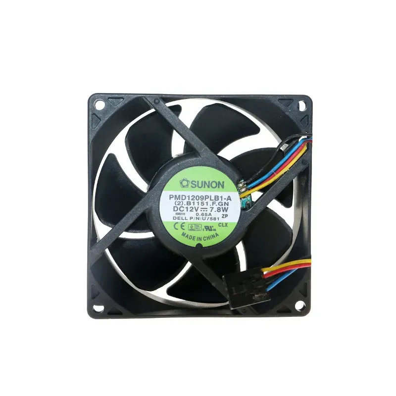 SUNON PMD1209PLB1-A DC Fan 12V 0.65A 92x92x32mm (Used Like New)