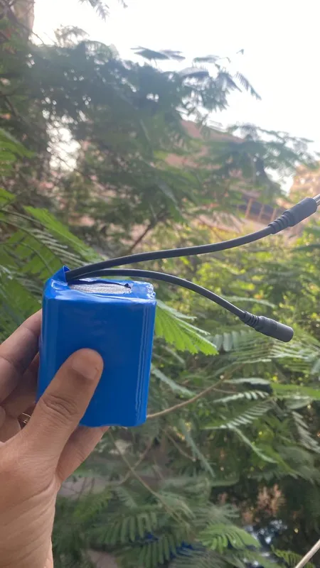 12V 6Ah Li-ion Rechargeable Battery Pack (Made in Egypt)
