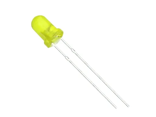 5mm Yellow LED with Yellow Lens