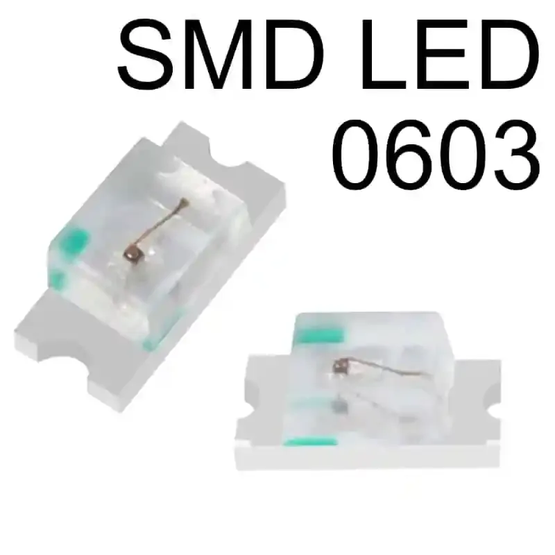 SMD LED 0603 (1608 Metric) Assorted Colors Waterclear