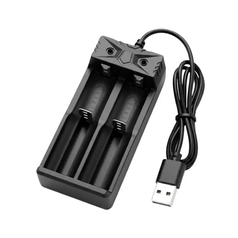 GENPRO G86U2 2-Slot Smart 18650 Li-ion Charger with USB Cable