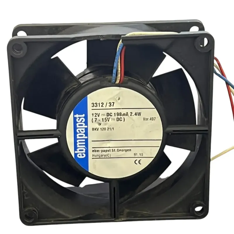 ebm-papst 3312/37 12V DC Fan 92x92x32mm (Used Like New)