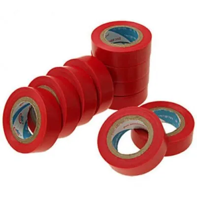 PVC Electrical Insulation Tape RED 19mm 9Meter