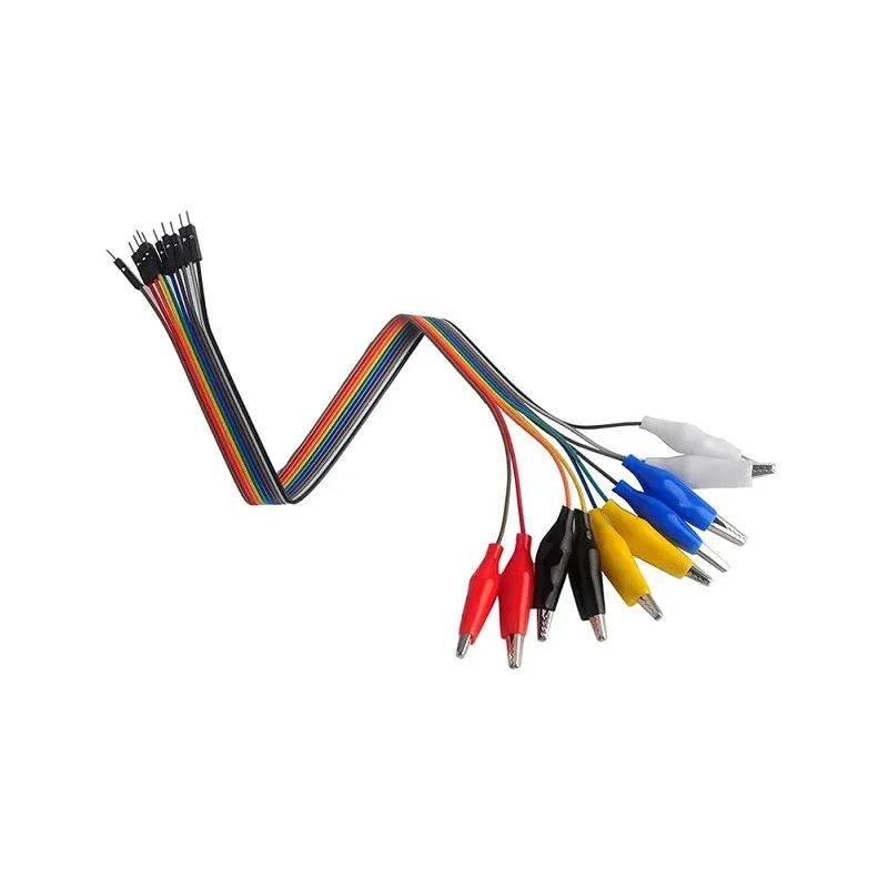 سلك توصيل ذكر إلى مشبك تمساح بطول 30 سم (قطعة)