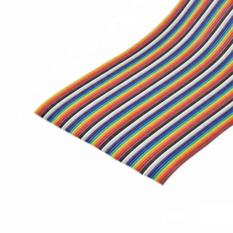 Multicolor Flat Ribbon Cable 64-Wire 0.9mm Pitch 1m