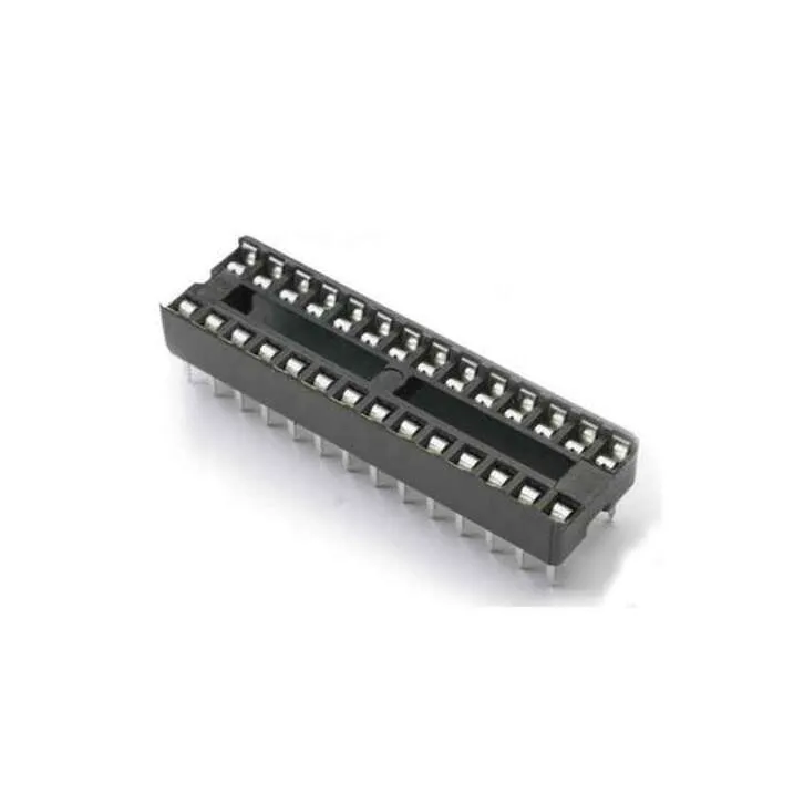 IC Socket 28-Pin Narrow (14+14), 2.54mm Pitch, Gold-Plated