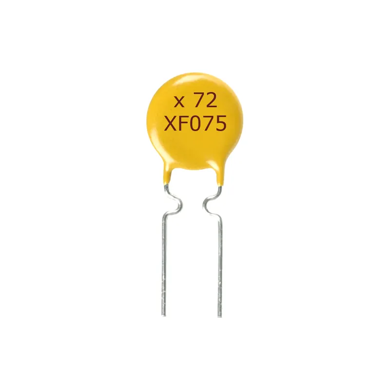 RXEF075 PTC Resettable Fuse 72V 750mA Through Hole