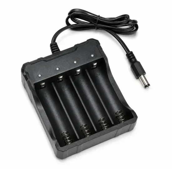 MS-404A 4-Way Li-ion 18650 Battery Charger 1200mA