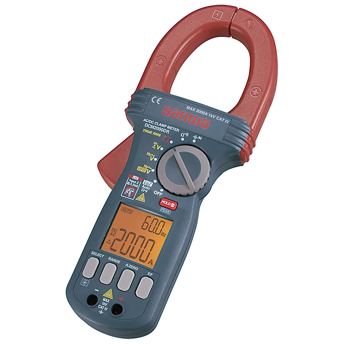 Sanwa DCM2000DR AC/DC True RMS Clamp Meter