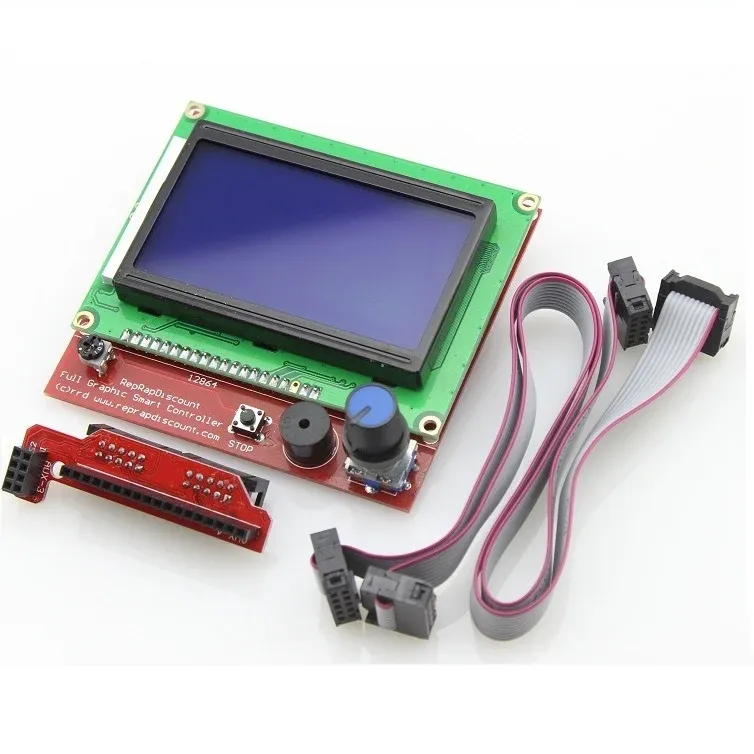 وحدة تحكم LCD ذكية 128×64 (12864) لطابعات RAMPS 1.4 ثلاثية الأبعاد