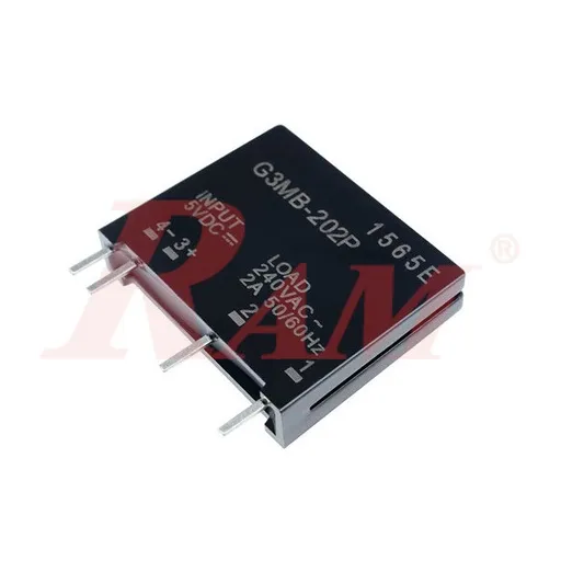 مرحل الحالة الصلبة Omron G3MB-202P بجهد تحكم 5 فولت وحمل 2 أمبير