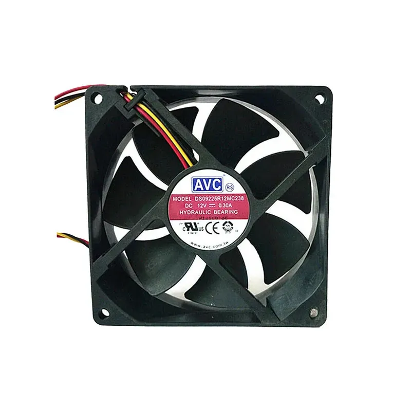 AVC DS09225R12MC238 DC Fan 12V 0.3A 92x92x25mm (Used Like New)
