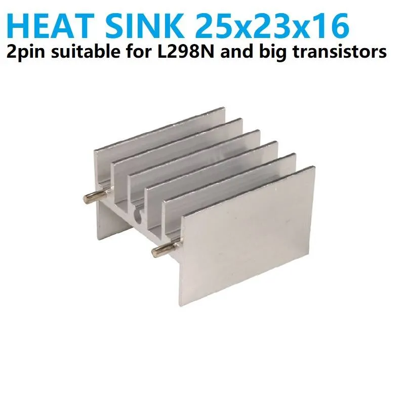 Heat Sink 25x23x16mm for TO-247 and L298N